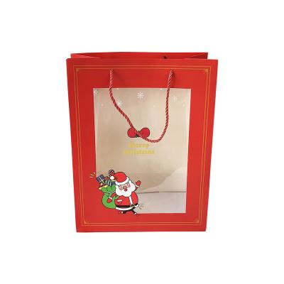 China Christmas Recyclable Gift Bag Packaging Luxury Paper Shopping Bag For Gifts Custom Printed for sale