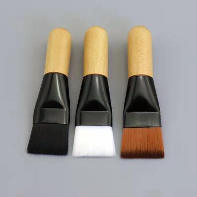 Κίνα Wooden Handle New Mini Facial Mask Brush Face Eye Makeup προς πώληση