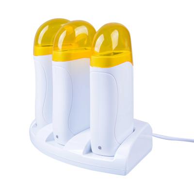 China Portable Triple Wax Machine Heater Depilatory Warmer For Hair DEEP CLEANING Triple Removal for sale