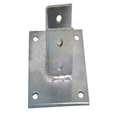 China Support System 5 Hole Flat Plate Transverse Mounting Connector For Strut Channel Slotted Joint for sale