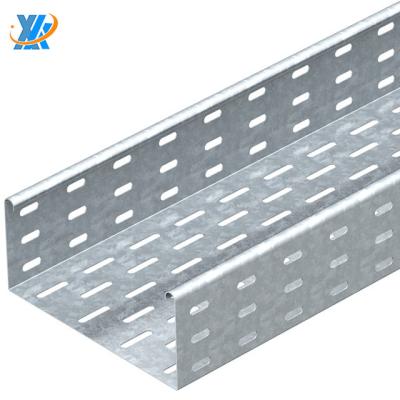 China All sizes can be custommized electrical cable tray metal rack perforated cable tray for sale