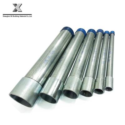 China Electrical System Pipe HDG Electrical Wiring Steel Steel Conduit for sale