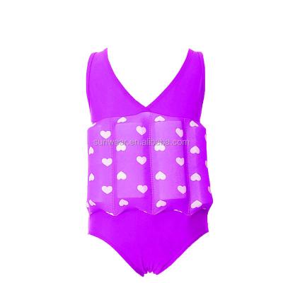 China Anti-UV Toddler Anti-UV Baby Floating Safe Swimsuit Rashguard Kids Float Swimwear for sale