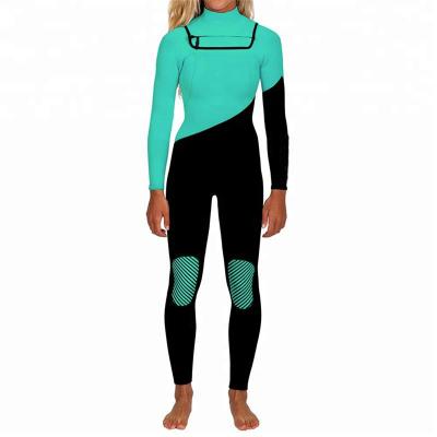 China Contrast Solid Color Long Waist Womens One Piece Plus Fabric Plus Sleeve Rashguard for sale