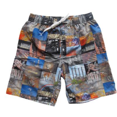 China AOP Non-Toxic Summer Non-Toxic Boys Swimming Boardshort for sale