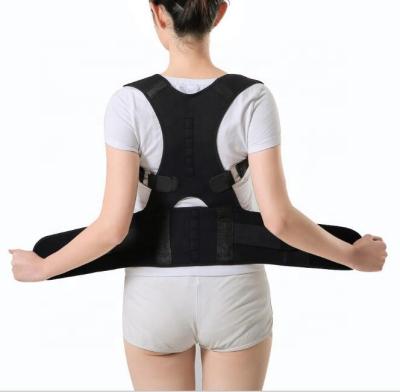 China Hook and Loop Health Pressure Point Aiming Support Extra Comfort Relaxation Posture Spinal Magnetic Brace for sale