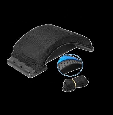 China ABS+Foam+Polyester Mesh Breathable Cloth Cover Pad Office Chair Pain Relief Memory Foam Lumbar Back Stretcher for sale