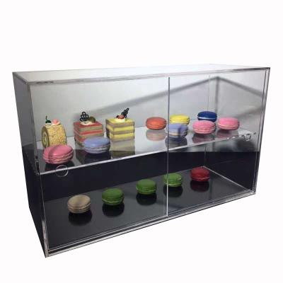 China Mordern Acrylic Handmade Cabinet Cake Dessert Display Cabinet Accessories Sample Display for sale