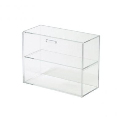 China Eco-Friendly and Handmad Showcase Clear Storage Clear Acrylic Organizer Show Best Price Acrylic Display Box for sale