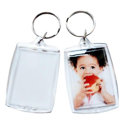 China Promotion Gift China Manufacturer Acrylic Keychain New Design Key Chain Acrylic Clear Photo Key Chain for sale