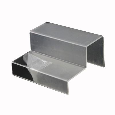 China 4mm Talking Display Stand Two-Layer Pack Acrylic U-Bracket for sale