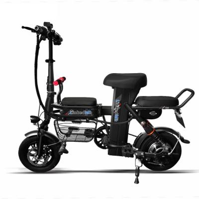 China Electric bicycle steel folding parent-child double driving male and female mini lithium battery adult scooter for sale