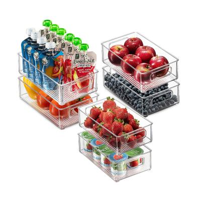 China Freshness Preservation Set Of 6 Amazon Most Popular Multifunctional Refrigerator Food Storage Box Practical Baby Container for sale