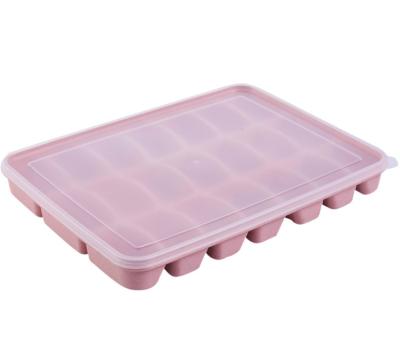 China High Quality Frozen Food Grade PP Straw Compartments Dumpling Tray Single Layer Covered Wheat Dumplings Box for sale