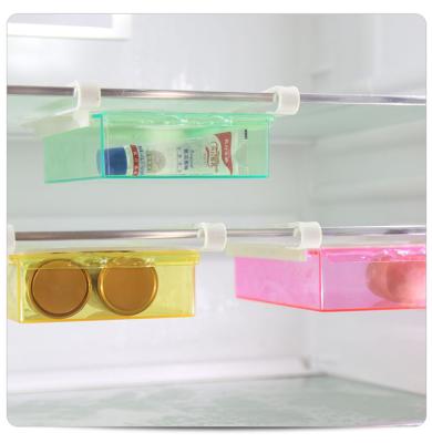 China High Quality Plastic Drawer Holder Freshness Keeping Kamus Refrigerator Storage Convenient Food Organizer For Kitchen Fridge for sale