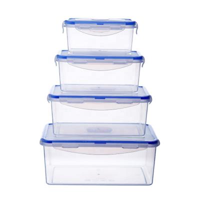 China High Quality Freshness Preservation Fresh Food Storage Container 4 in 1square Silicone Food Containers for sale