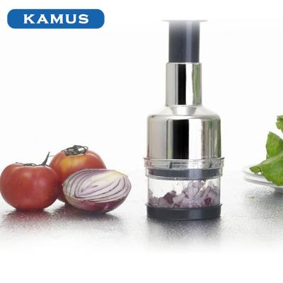 China Cheap Viable Kitchen Stainless Steel Vegetable Onion Cutter Kamus Brand Cleaver for sale