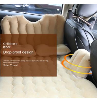 China Geometric Universal Portable Cheap Moving Backseat Sleeping Inflating Inflatable Car Air Mattress Bed for sale