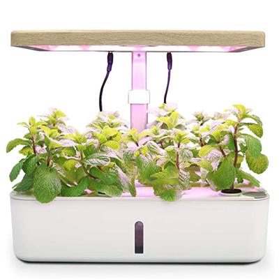 China Auto Focus Smart Hydroponic Flowerpot in Garden with LED Grow Light, 4L Initiator Kit, Fan and Pump Smart Hydroponic Flowerpot for sale