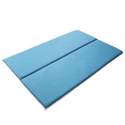 China Camping Inflatable Inflatable Pad Mats Pad Camping Folding Sleep Support Travel Samples Self Inflatable for sale