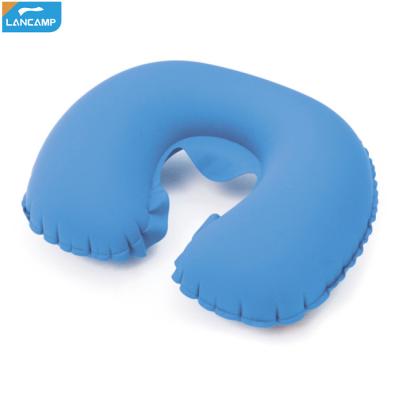 China Factory Customized Carry Self Inflatable Neck Pillow Inflatable Beach Pillow Inflatable Airplane Easy Pillow Support Witnesses for sale