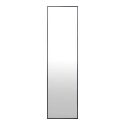 China Contemporary Hot Selling Rectangle Framed Aluminum Alloy Gold/Glass Standing Rose/Black/Silver Floor Mirror for sale