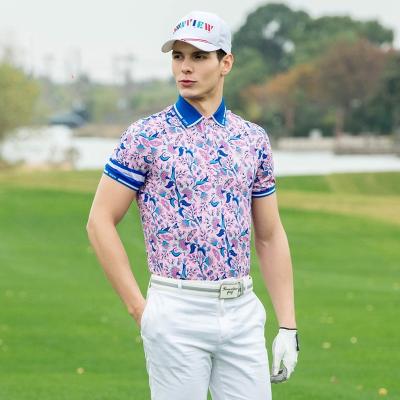 China 2022 golf newcomer quick-drying anti-pilling sublimation breathable comfortable sports performance new Polo Shirt for men for sale