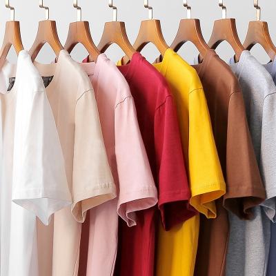 China Custom 100% Cotton Anti-Shrink Summer White Thicken O-Neck Solid Causal Basic T-shirt Men High Quality Male T-shirt Classic T-shirt for sale