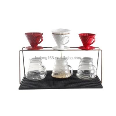 China Traditional Hot Selling Coffee Accessories Stainless Iron Coffee Filter Shelf For Coffee Makers for sale