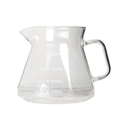 China Amazon Hit Coffee Stocked Kettle/Heat Resistant Glass Coffee Server with Cover Teapot/Coffee Maker Slow Drip Pot for sale