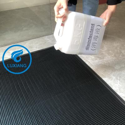 China Waterproof Anti-Slip Mat PVC Floor Soft Clean Mat For Indoor Use Convenient Gummed Finger Door Mat for sale