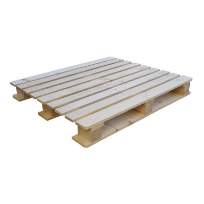 China 1200X1000mm 4weg Euro-palet zwaargewicht behandeld houten pallets enkelzijdig Te koop