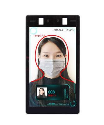 China Built-in Camera 8 Inch Face Recognition Access Control System Attendance Management for sale