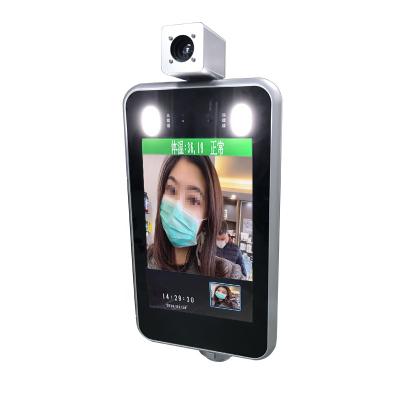 China Face Recognition Access Control Linux System With Industrial System Temperature Measurement 120 * 120 * 350 mm for sale