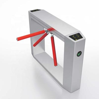 China Face Recognition 304 Stainless Steel Attendance Access Control Tripod Turnstile for sale