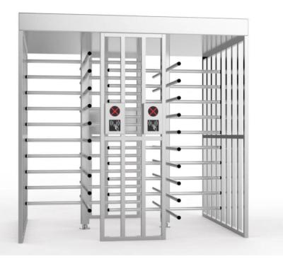 China 304 Stainless Steel Smart 304 Stainless Steel Full Height Turnstile Revolving Gate for Access Control Management for sale