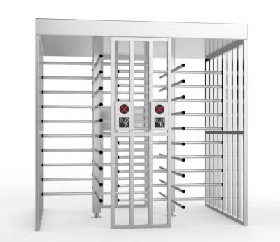 China Stainless Steel 304 Stainless Steel Full Height Automatic Turnstile Gate For Access Control Management for sale