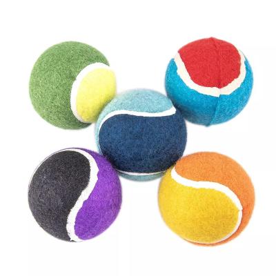 China Sustainable 2.5 Inch Dog Toy Tennis Ball for Exercise Training Fetching Wholesale Tennis Ball Dogs for sale