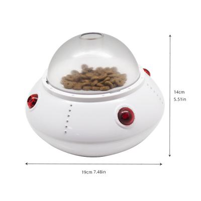 China Sustainable Motion Activated Dog Food Feeder Automatic Dog Treat Dispensing toy for sale