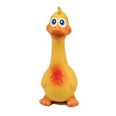 China Sustainable Duck Animal Squeaky Toys Dog Teeth Toy Pet Dog Chewing Toys for sale