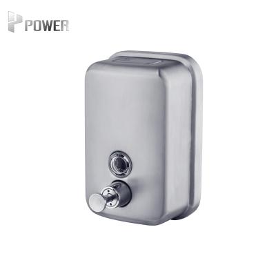 China 2022 Modern Modern Style Soap Dispenser Stainless Steel Manual Soap Dispenser Easy To Install Wall Mounted Soap Dispenser for sale