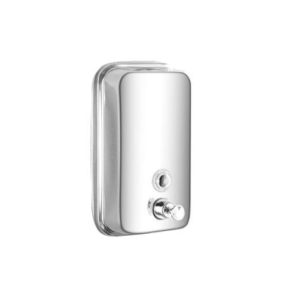 China Modern Fashion Design Bathroom Accessories Stainless Steel Soap Dispenser For Hotel for sale