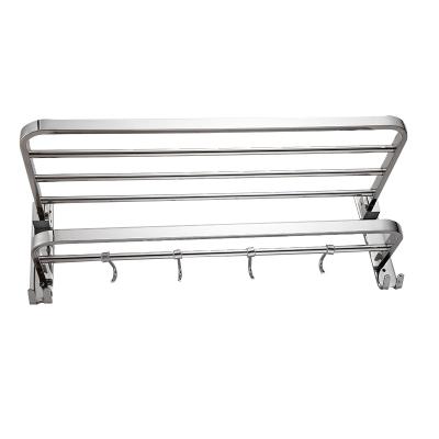 China Modern Hotel Stainless Steel Towel Rack Wall Mount Modern Towel Rack for sale