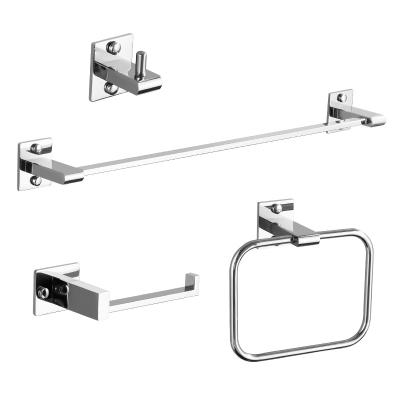 China Sustainable High Quality Bathroom Set Metal Towel Rack Customized Box Style for sale