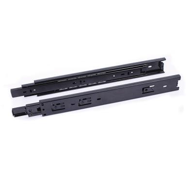 China Single Drawer Slide Undermount Installation Furniture Hardware Telescopic Channel Soft Narrow Rail for sale