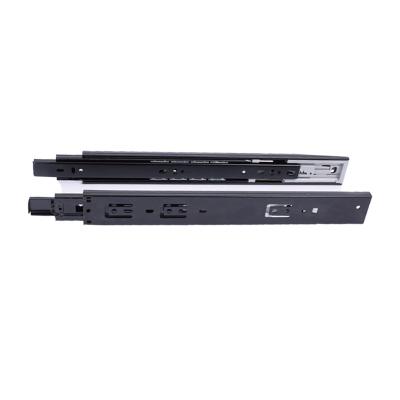 China Heavy Duty Furniture Hardware Simple Installation Channel Drawer Slide Rail Telescopic Rail On Sale for sale