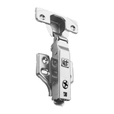 China Easy Installation Carbon Steel 3D Corner Hinge Adjustable Sideboard Hinge 100 Degree Soft Narrow Hinge Door for sale