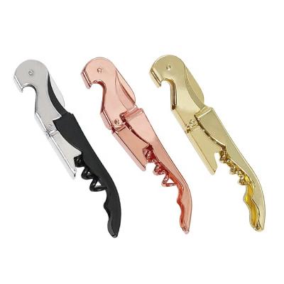 China Multifunctional Direct Viable Metal Corkscrew Stainless Steel Factory Portable Wine Bottle Opener With Custom Corkscrew Logo for sale