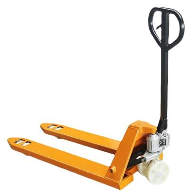 China 5 ton Capacity Hydraulic Hand Pallet Truck manual pallet jack forklift truck Orange Manual Forklift Lifting Tools 685*1220/*540*1150(mm) for sale