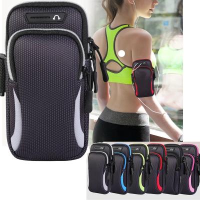 China Waterproof Running Sports Phone Case Arm Band Bag Armbands 6.5 Inch For Helmet Bag for sale